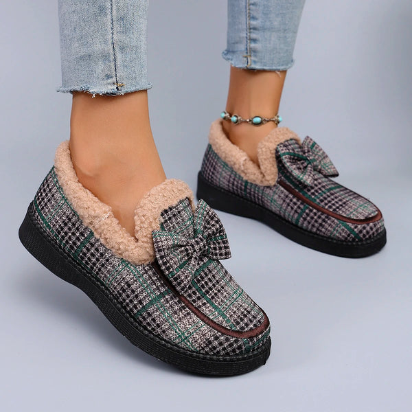 Lyla Plaid Muffs