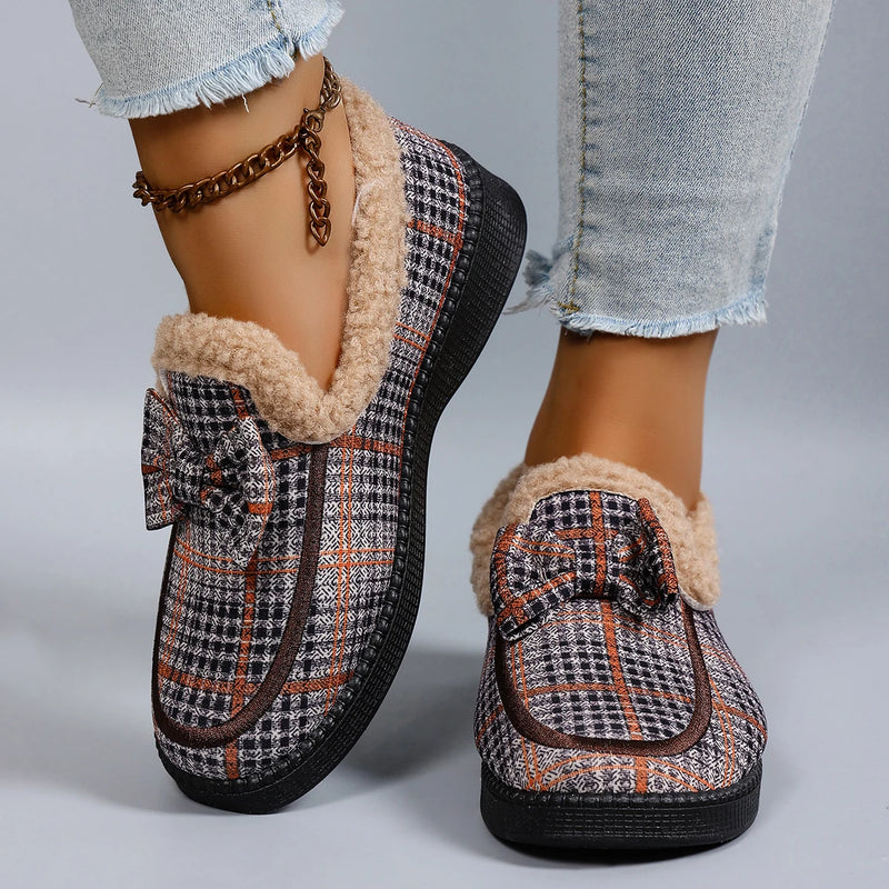 Lyla Plaid Muffs