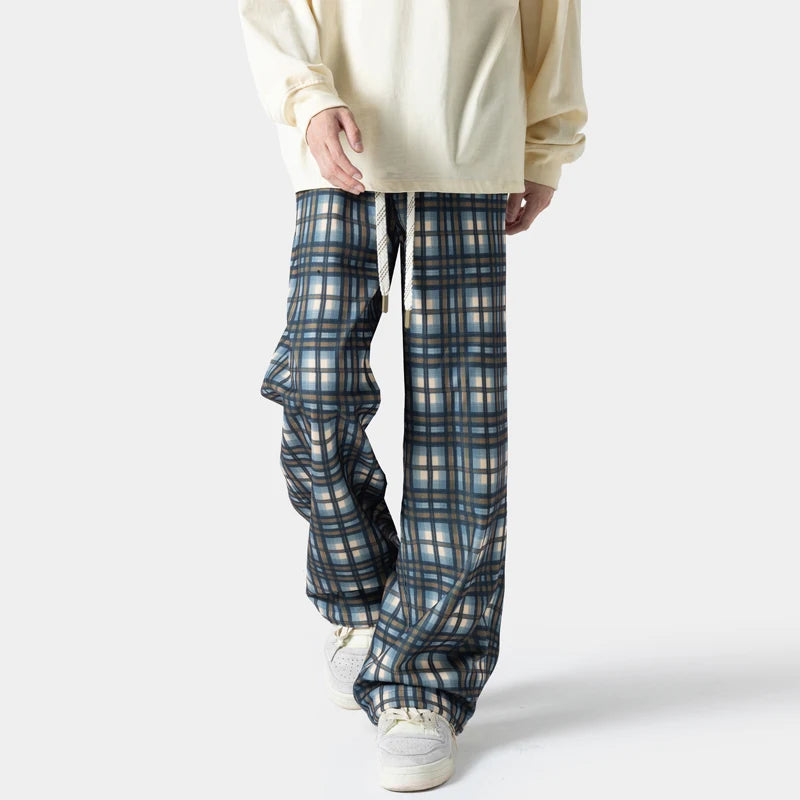 Cosmic Check Sweatpants